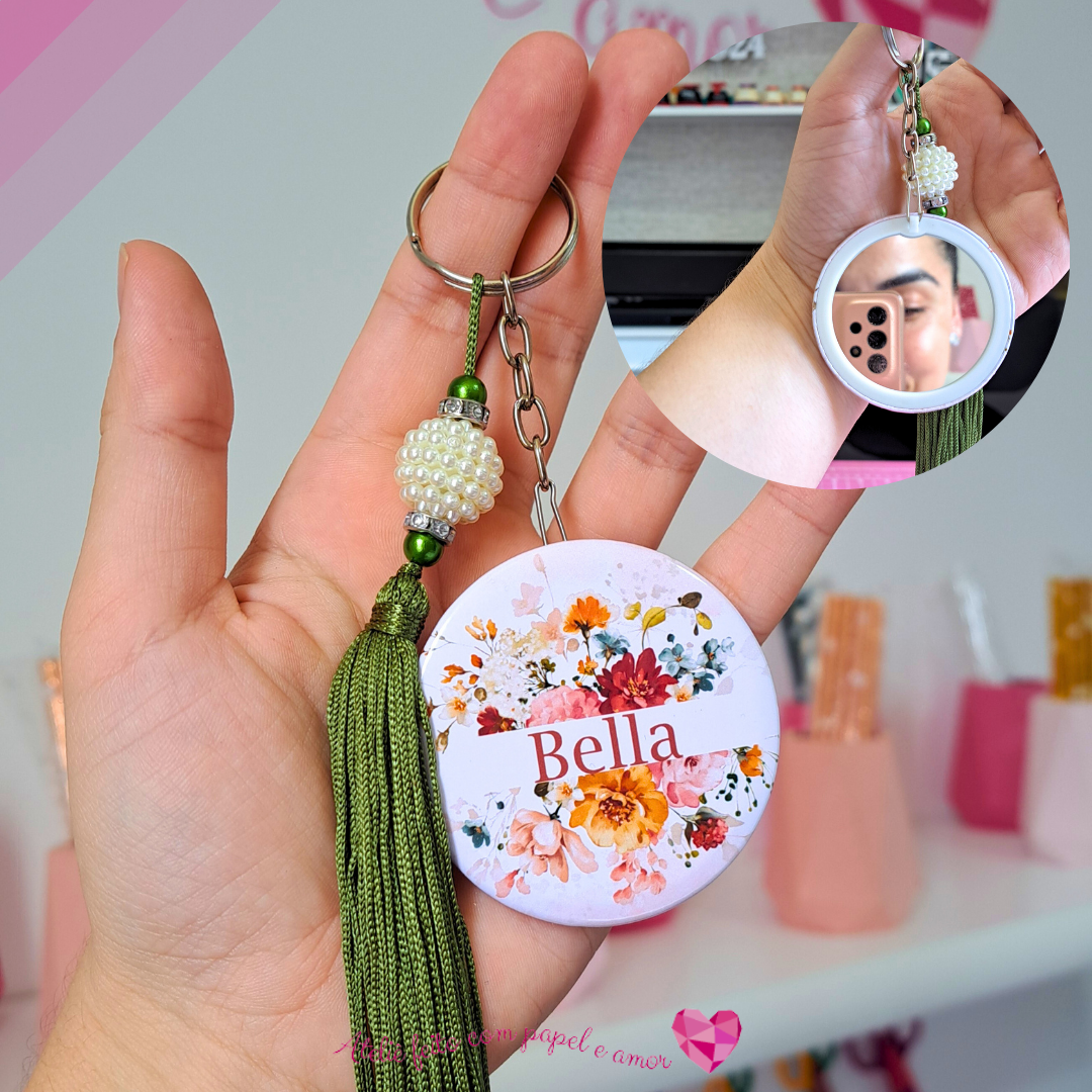 Chaveiro com espelho